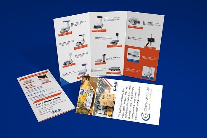 Tri fold Flier graphic design in Kenya